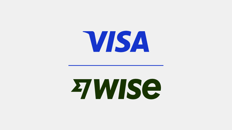 Visa Wise logo lockup.